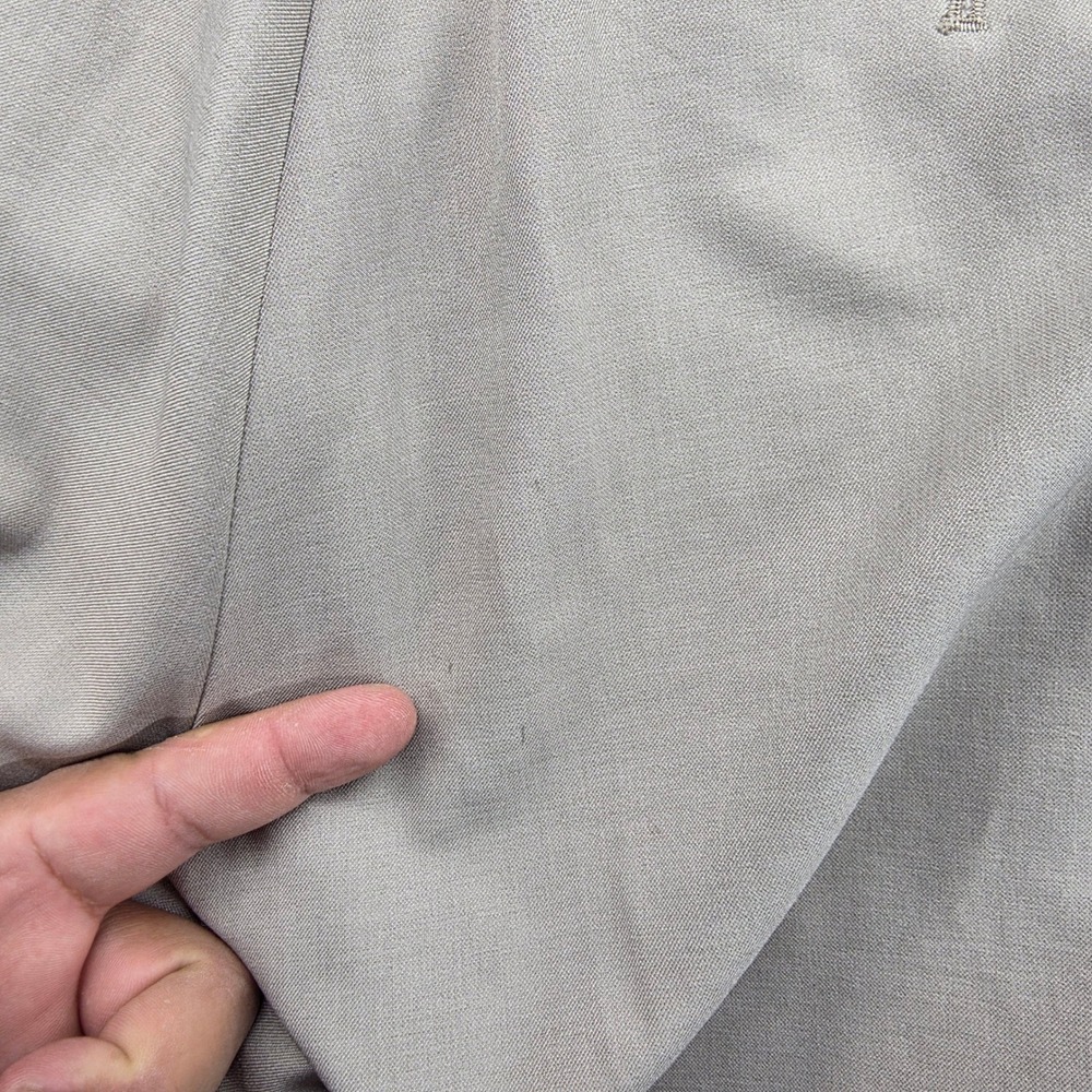 Peter Millar Men's Classic Fit Flat Front Chino Dress Pants Tan Size 33 EB50 - Picture 8 of 12
